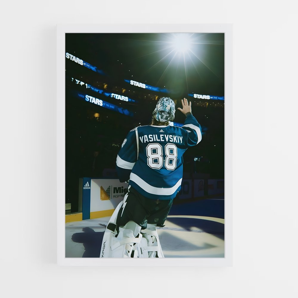 Poster Vasilevskiy en Action – affiche Hockey sur glace (vue 3)